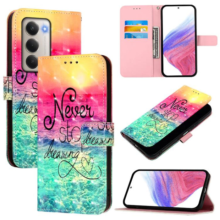Funda de cuero para teléfono con tapa horizontal y pintura 3D, For Redmi 15a 5G, For Redmi Turbo 5 / Poco X8 Pro 5G, For Redmi 15 5G Global / 15 4G SEA 169mm, For Redmi Turbo 4, For Redmi K80 / K80 Pro, For Redmi Note 14 Pro 4G                         ...