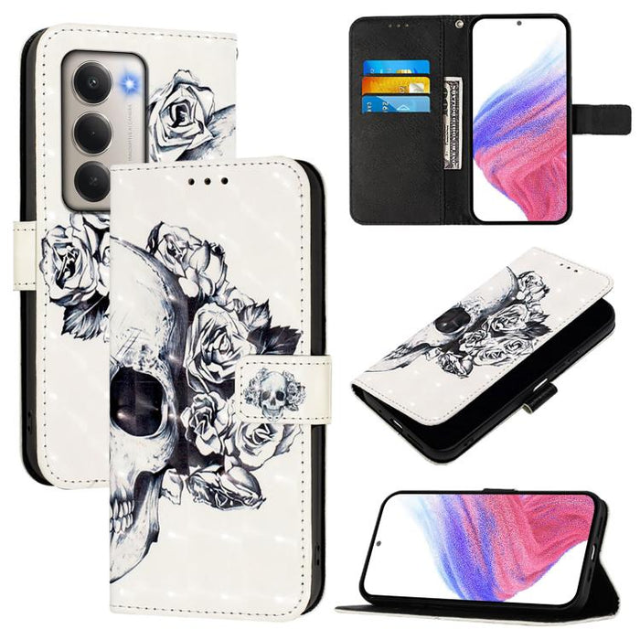 Funda de cuero para teléfono con tapa horizontal y pintura 3D, For Redmi 15a 5G, For Redmi Turbo 5 / Poco X8 Pro 5G, For Redmi 15 5G Global / 15 4G SEA 169mm, For Redmi Turbo 4, For Redmi K80 / K80 Pro, For Redmi Note 14 Pro 4G                         ...