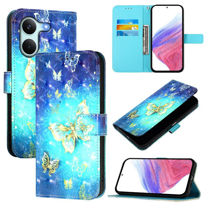 Funda de cuero para teléfono con tapa horizontal y pintura 3D, For Redmi 15a 5G, For Redmi Turbo 5 / Poco X8 Pro 5G, For Redmi 15 5G Global / 15 4G SEA 169mm, For Redmi Turbo 4, For Redmi K80 / K80 Pro, For Redmi Note 14 Pro 4G                         ...