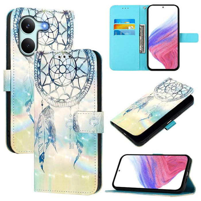 Funda de cuero para teléfono con tapa horizontal y pintura 3D, For Redmi 15a 5G, For Redmi Turbo 5 / Poco X8 Pro 5G, For Redmi 15 5G Global / 15 4G SEA 169mm, For Redmi Turbo 4, For Redmi K80 / K80 Pro, For Redmi Note 14 Pro 4G                         ...