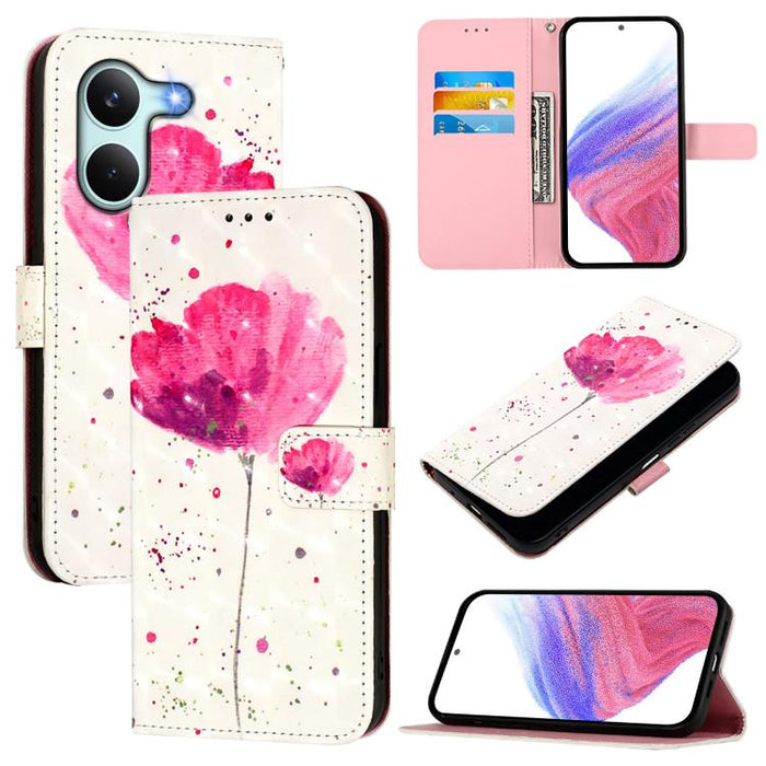 Funda de cuero para teléfono con tapa horizontal y pintura 3D, For Redmi 15a 5G, For Redmi Turbo 5 / Poco X8 Pro 5G, For Redmi 15 5G Global / 15 4G SEA 169mm, For Redmi Turbo 4, For Redmi K80 / K80 Pro, For Redmi Note 14 Pro 4G                         ...