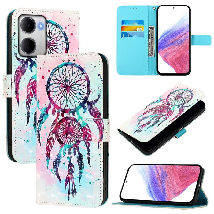 Funda de cuero para teléfono con tapa horizontal y pintura 3D, For Redmi 15a 5G, For Redmi Turbo 5 / Poco X8 Pro 5G, For Redmi 15 5G Global / 15 4G SEA 169mm, For Redmi Turbo 4, For Redmi K80 / K80 Pro, For Redmi Note 14 Pro 4G                         ...