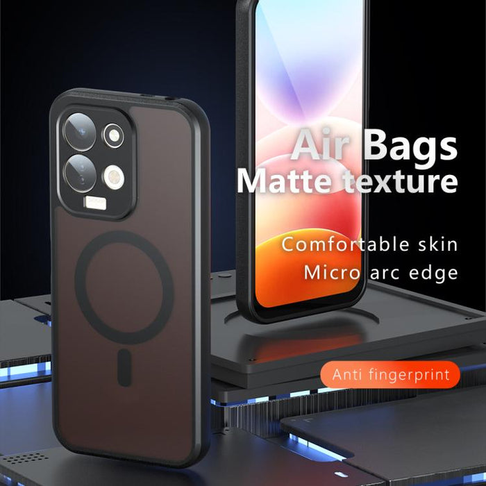 Funda híbrida de TPU y policarbonato con orificios precisos y protección MagSafe de Armor, For Redmi 17C 4G / 14C 4G, For Redmi K90 Max 5G, For Redmi Turbo 5 Max / Poco X8 Pro Max, For Redmi Note 15 Pro+ Global 163.3mm                                  ...