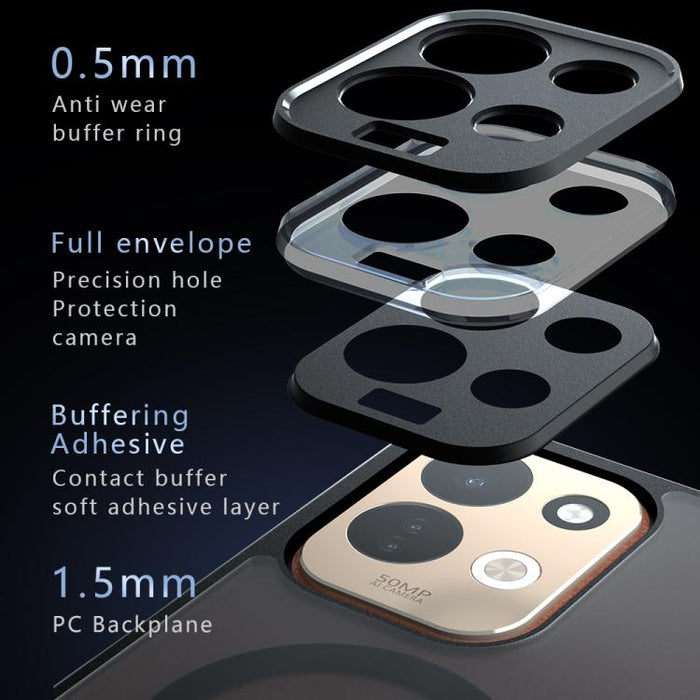Funda híbrida de TPU y policarbonato con orificios precisos y protección MagSafe de Armor, For Redmi 17C 4G / 14C 4G, For Redmi K90 Max 5G, For Redmi Turbo 5 Max / Poco X8 Pro Max, For Redmi Note 15 Pro+ Global 163.3mm                                  ...