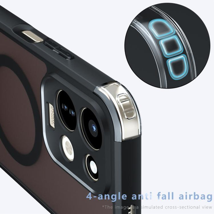 Funda híbrida de TPU y policarbonato con orificios precisos y protección MagSafe de Armor, For Redmi 17C 4G / 14C 4G, For Redmi K90 Max 5G, For Redmi Turbo 5 Max / Poco X8 Pro Max, For Redmi Note 15 Pro+ Global 163.3mm                                  ...