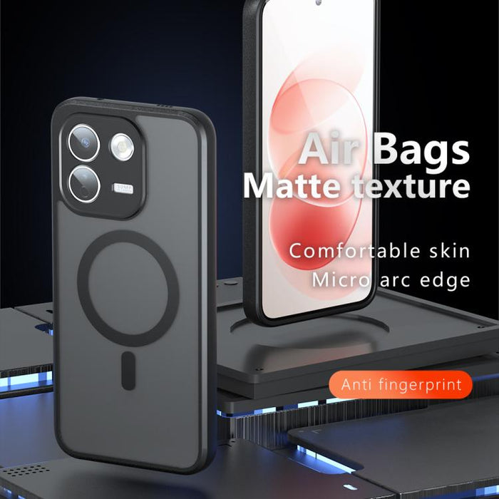 Funda híbrida de TPU y policarbonato con orificios precisos y protección MagSafe de Armor, For Redmi 17C 4G / 14C 4G, For Redmi K90 Max 5G, For Redmi Turbo 5 Max / Poco X8 Pro Max, For Redmi Note 15 Pro+ Global 163.3mm                                  ...