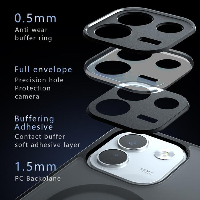 Funda híbrida de TPU y policarbonato con orificios precisos y protección MagSafe de Armor, For Redmi 17C 4G / 14C 4G, For Redmi K90 Max 5G, For Redmi Turbo 5 Max / Poco X8 Pro Max, For Redmi Note 15 Pro+ Global 163.3mm                                  ...