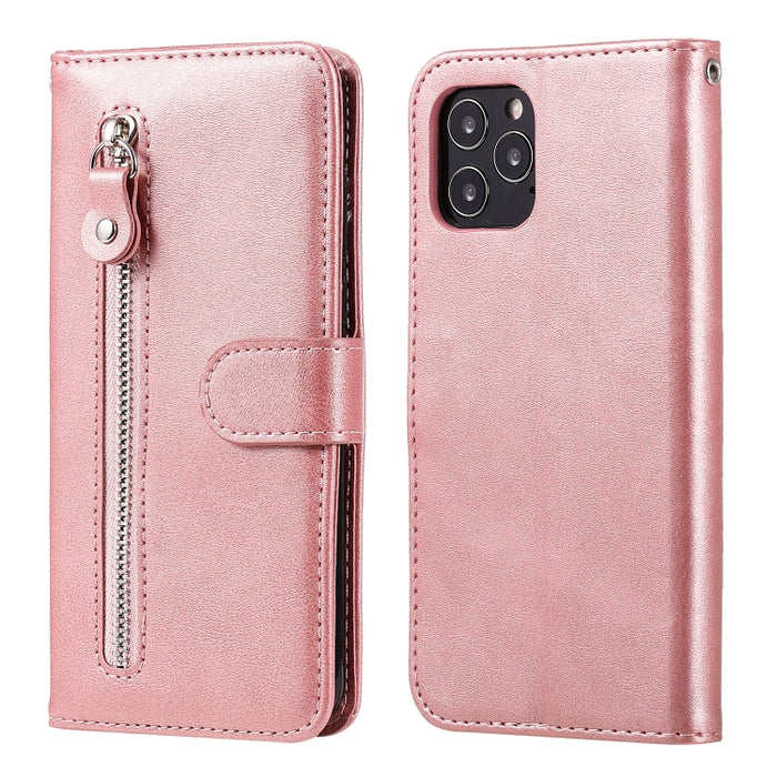Funda de cuero con tapa horizontal y cremallera con textura de becerro a la moda con soporte y ranuras para tarjetas y función de billetera, For iPhone 12 Pro / 12, For iPhone 12 Pro Max, For Xiaomi Redmi 9C, For Xiaomi Redmi 9A                        ...