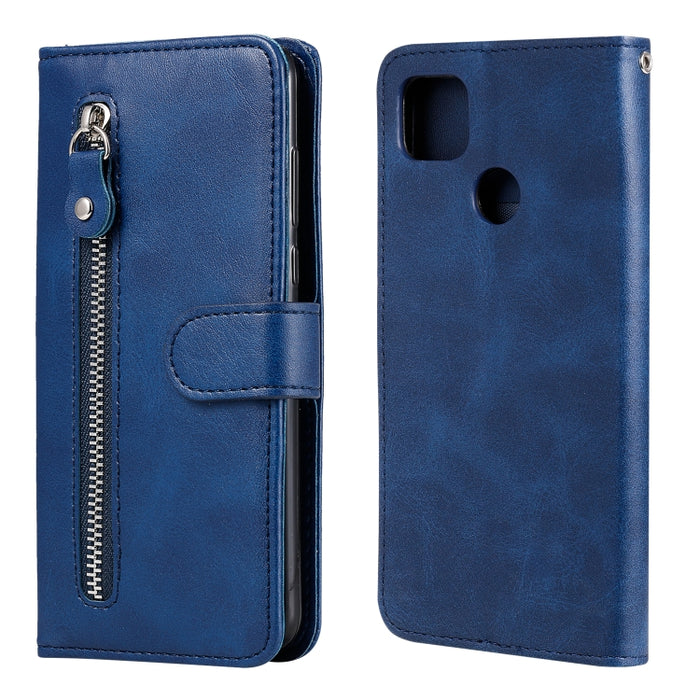 Funda de cuero con tapa horizontal y cremallera con textura de becerro a la moda con soporte y ranuras para tarjetas y función de billetera, For iPhone 12 Pro / 12, For iPhone 12 Pro Max, For Xiaomi Redmi 9C, For Xiaomi Redmi 9A                        ...