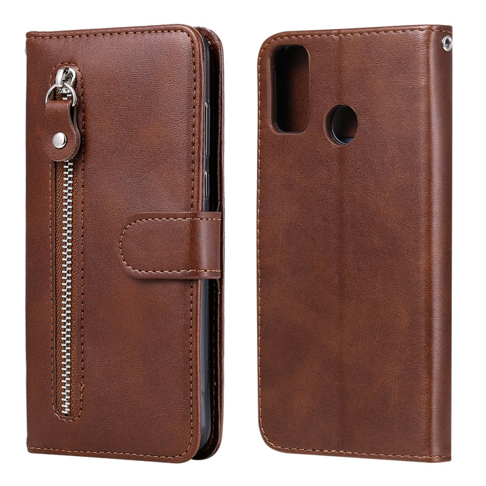 Funda de cuero con tapa horizontal y cremallera con textura de becerro a la moda con soporte y ranuras para tarjetas y función de billetera, For iPhone 12 Pro / 12, For iPhone 12 Pro Max, For Xiaomi Redmi 9C, For Xiaomi Redmi 9A                        ...