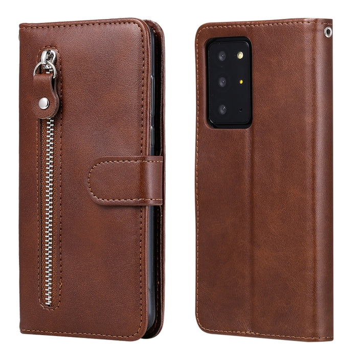 Funda de cuero con tapa horizontal y cremallera con textura de becerro a la moda con soporte y ranuras para tarjetas y función de billetera, For iPhone 12 Pro / 12, For iPhone 12 Pro Max, For Xiaomi Redmi 9C, For Xiaomi Redmi 9A                        ...