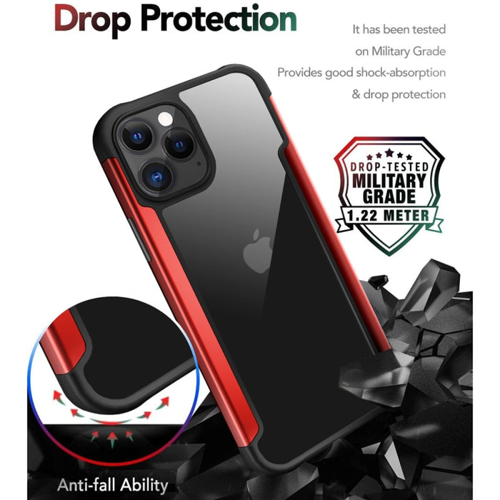 Funda protectora de PC + TPU de metal de la serie Iron Man
