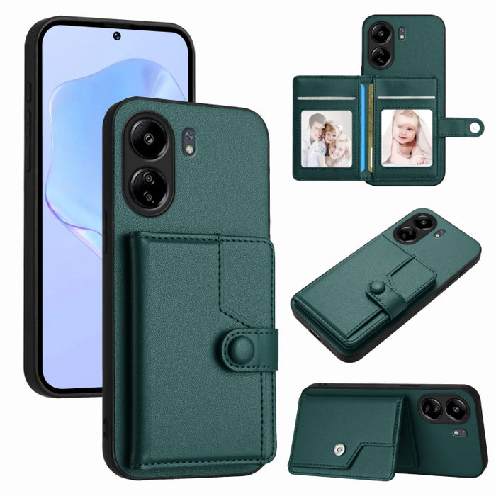 Funda para teléfono antirrobo RFID con botón y tarjeta, For Redmi Turbo 4 Pro / Xiaomi Poco F7, For Redmi A5 4G 171.7mm / Xiaomi Poco C71, For Redmi Note 13R / 13 4G, For Redmi Turbo 3, For Redmi A3 4G Global, For Redmi Note 13 Pro 4G Global           ...
