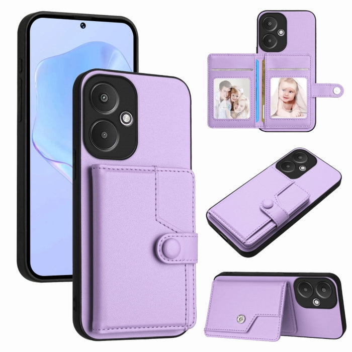 Funda para teléfono antirrobo RFID con botón y tarjeta, For Redmi Turbo 4 Pro / Xiaomi Poco F7, For Redmi A5 4G 171.7mm / Xiaomi Poco C71, For Redmi Note 13R / 13 4G, For Redmi Turbo 3, For Redmi A3 4G Global, For Redmi Note 13 Pro 4G Global           ...