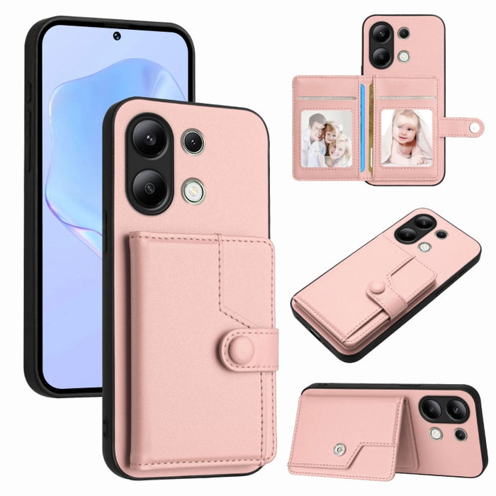 Funda para teléfono antirrobo RFID con botón y tarjeta, For Redmi Turbo 4 Pro / Xiaomi Poco F7, For Redmi A5 4G 171.7mm / Xiaomi Poco C71, For Redmi Note 13R / 13 4G, For Redmi Turbo 3, For Redmi A3 4G Global, For Redmi Note 13 Pro 4G Global           ...