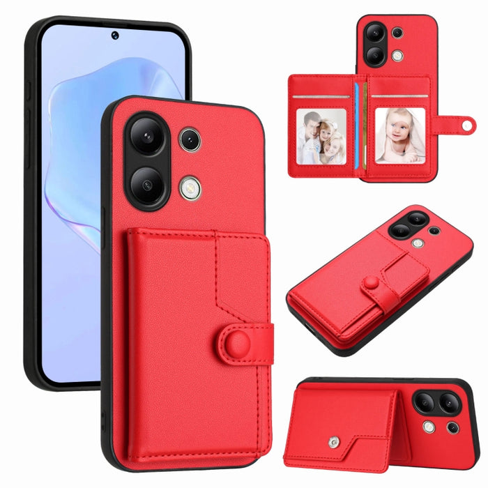 Funda para teléfono antirrobo RFID con botón y tarjeta, For Redmi Turbo 4 Pro / Xiaomi Poco F7, For Redmi A5 4G 171.7mm / Xiaomi Poco C71, For Redmi Note 13R / 13 4G, For Redmi Turbo 3, For Redmi A3 4G Global, For Redmi Note 13 Pro 4G Global           ...