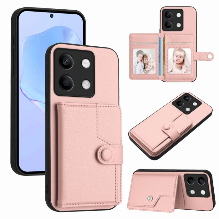 Funda para teléfono antirrobo RFID con botón y tarjeta, For Redmi Turbo 4 Pro / Xiaomi Poco F7, For Redmi A5 4G 171.7mm / Xiaomi Poco C71, For Redmi Note 13R / 13 4G, For Redmi Turbo 3, For Redmi A3 4G Global, For Redmi Note 13 Pro 4G Global           ...