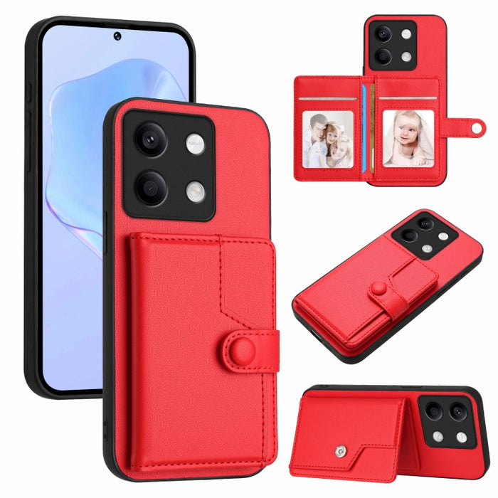Funda para teléfono antirrobo RFID con botón y tarjeta, For Redmi Turbo 4 Pro / Xiaomi Poco F7, For Redmi A5 4G 171.7mm / Xiaomi Poco C71, For Redmi Note 13R / 13 4G, For Redmi Turbo 3, For Redmi A3 4G Global, For Redmi Note 13 Pro 4G Global           ...