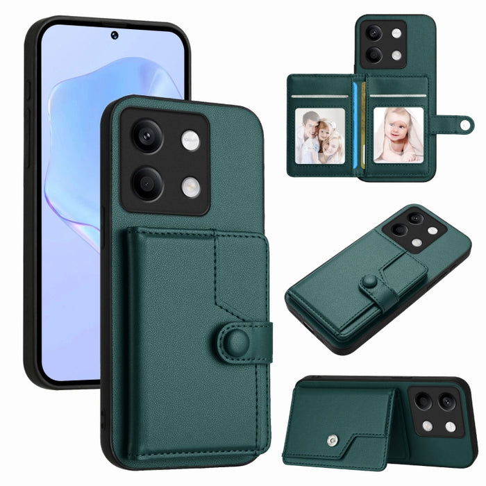 Funda para teléfono antirrobo RFID con botón y tarjeta, For Redmi Turbo 4 Pro / Xiaomi Poco F7, For Redmi A5 4G 171.7mm / Xiaomi Poco C71, For Redmi Note 13R / 13 4G, For Redmi Turbo 3, For Redmi A3 4G Global, For Redmi Note 13 Pro 4G Global           ...