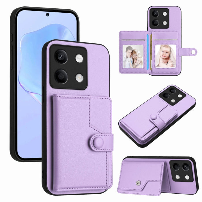 Funda para teléfono antirrobo RFID con botón y tarjeta, For Redmi Turbo 4 Pro / Xiaomi Poco F7, For Redmi A5 4G 171.7mm / Xiaomi Poco C71, For Redmi Note 13R / 13 4G, For Redmi Turbo 3, For Redmi A3 4G Global, For Redmi Note 13 Pro 4G Global           ...
