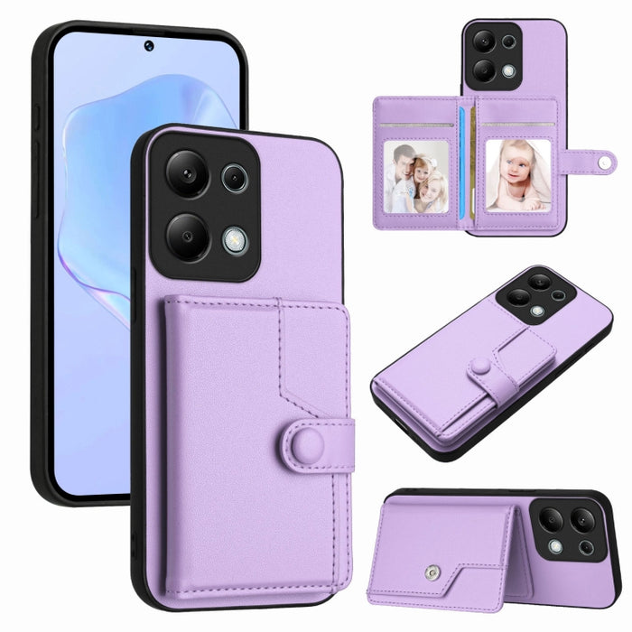 Funda para teléfono antirrobo RFID con botón y tarjeta, For Redmi Turbo 4 Pro / Xiaomi Poco F7, For Redmi A5 4G 171.7mm / Xiaomi Poco C71, For Redmi Note 13R / 13 4G, For Redmi Turbo 3, For Redmi A3 4G Global, For Redmi Note 13 Pro 4G Global           ...