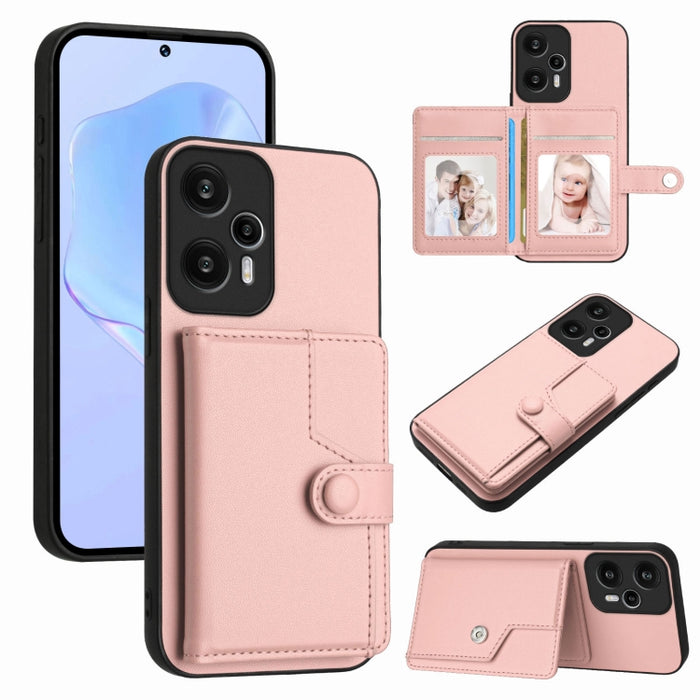 Funda para teléfono antirrobo RFID con botón y tarjeta, For Redmi Turbo 4 Pro / Xiaomi Poco F7, For Redmi A5 4G 171.7mm / Xiaomi Poco C71, For Redmi Note 13R / 13 4G, For Redmi Turbo 3, For Redmi A3 4G Global, For Redmi Note 13 Pro 4G Global           ...