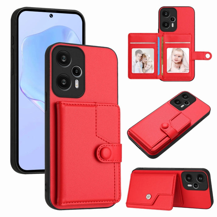 Funda para teléfono antirrobo RFID con botón y tarjeta, For Redmi Turbo 4 Pro / Xiaomi Poco F7, For Redmi A5 4G 171.7mm / Xiaomi Poco C71, For Redmi Note 13R / 13 4G, For Redmi Turbo 3, For Redmi A3 4G Global, For Redmi Note 13 Pro 4G Global           ...