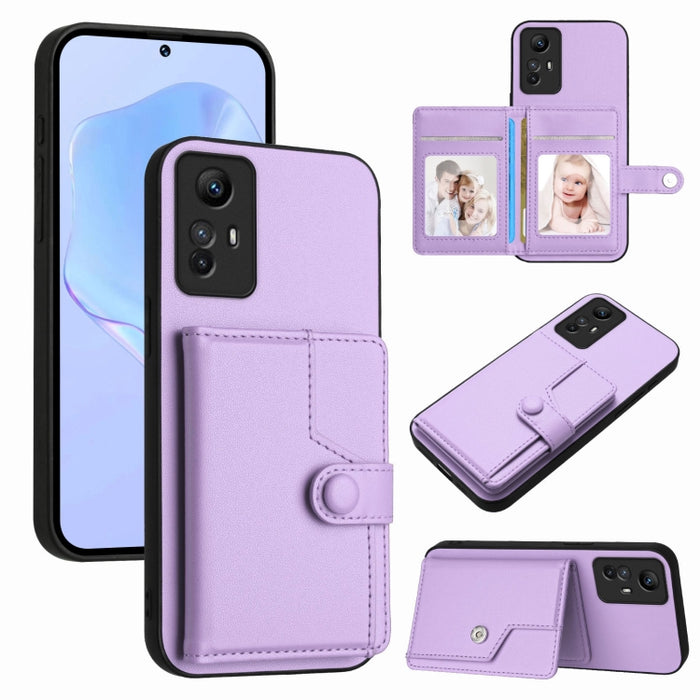 Funda para teléfono antirrobo RFID con botón y tarjeta, For Redmi Turbo 4 Pro / Xiaomi Poco F7, For Redmi A5 4G 171.7mm / Xiaomi Poco C71, For Redmi Note 13R / 13 4G, For Redmi Turbo 3, For Redmi A3 4G Global, For Redmi Note 13 Pro 4G Global           ...