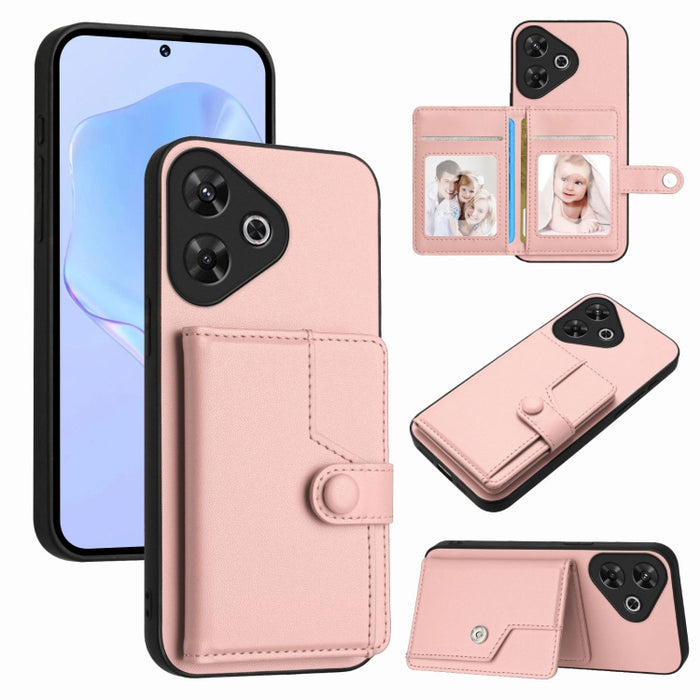 Funda para teléfono antirrobo RFID con botón y tarjeta, For Redmi Turbo 4 Pro / Xiaomi Poco F7, For Redmi A5 4G 171.7mm / Xiaomi Poco C71, For Redmi Note 13R / 13 4G, For Redmi Turbo 3, For Redmi A3 4G Global, For Redmi Note 13 Pro 4G Global           ...