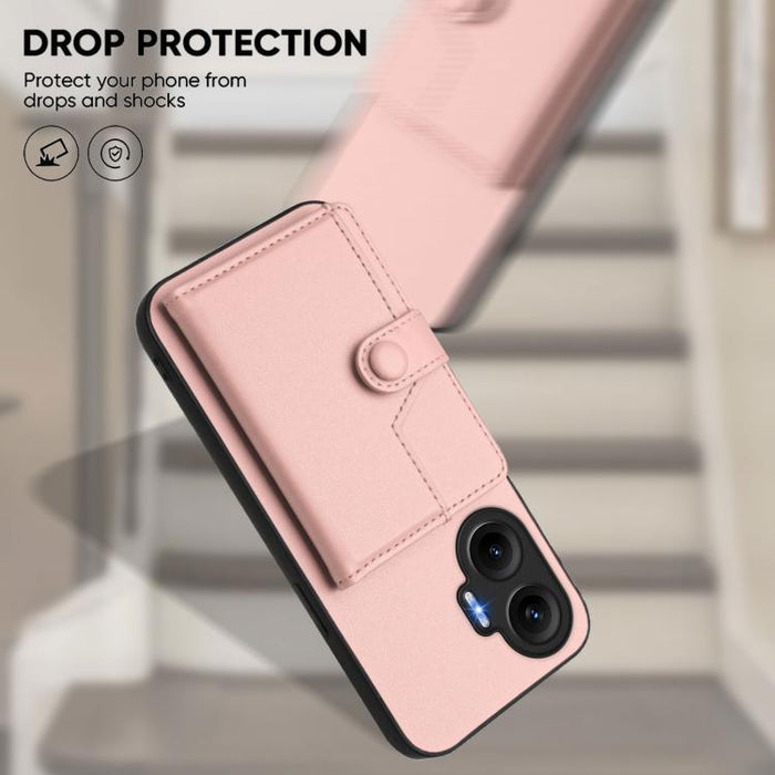 Funda para teléfono antirrobo RFID con botón y tarjeta, For Redmi Turbo 4 Pro / Xiaomi Poco F7, For Redmi A5 4G 171.7mm / Xiaomi Poco C71, For Redmi Note 13R / 13 4G, For Redmi Turbo 3, For Redmi A3 4G Global, For Redmi Note 13 Pro 4G Global           ...