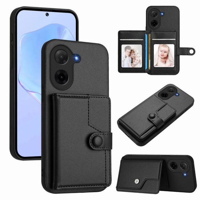 Funda para teléfono antirrobo RFID con botón y tarjeta, For Redmi Turbo 4 Pro / Xiaomi Poco F7, For Redmi A5 4G 171.7mm / Xiaomi Poco C71, For Redmi Note 13R / 13 4G, For Redmi Turbo 3, For Redmi A3 4G Global, For Redmi Note 13 Pro 4G Global           ...