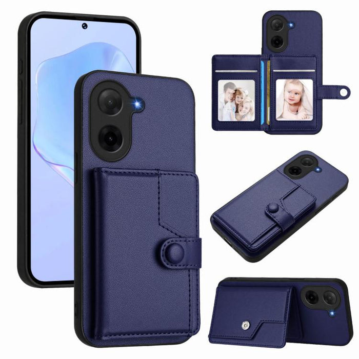 Funda para teléfono antirrobo RFID con botón y tarjeta, For Redmi Turbo 4 Pro / Xiaomi Poco F7, For Redmi A5 4G 171.7mm / Xiaomi Poco C71, For Redmi Note 13R / 13 4G, For Redmi Turbo 3, For Redmi A3 4G Global, For Redmi Note 13 Pro 4G Global           ...