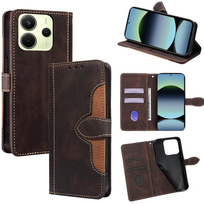 Funda de cuero para teléfono con hebilla magnética y tacto agradable, For Redmi A7 Pro 171mm / Poco C85x 5G, For Redmi Turbo 5 Max 5G / Poco X8 Pro Max 5G, For Redmi Turbo 5 5G / Poco X8 Pro 5G, For Redmi K90 Pro Max 5G / Poco F8 Ultra                 ...