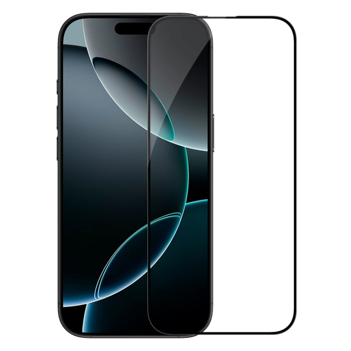 Película de vidrio templado de cobertura total antiexplosiones NILLKIN 3D CP+MAX, For iPhone 16 Pro Max, For iPhone 16 Pro, For iPhone 16 Plus, For iPhone 16