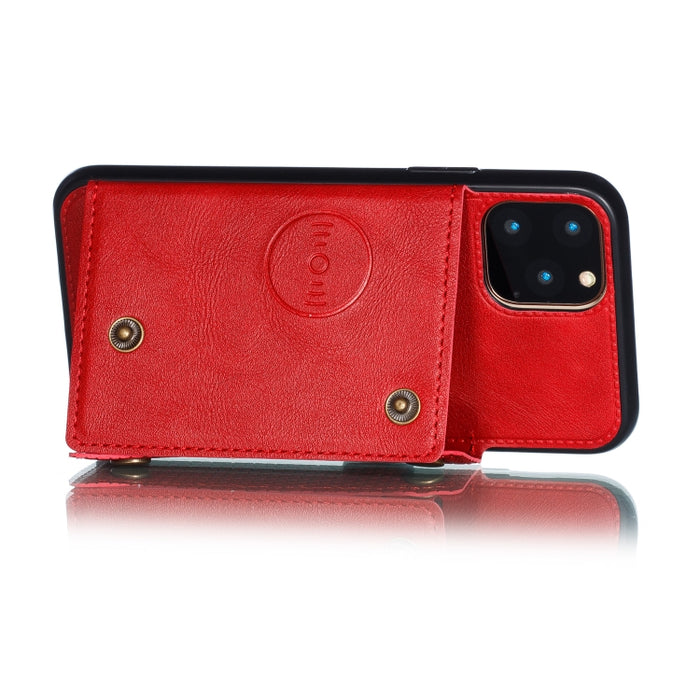 Estuche protector de cuero con soporte y ranuras para tarjetas