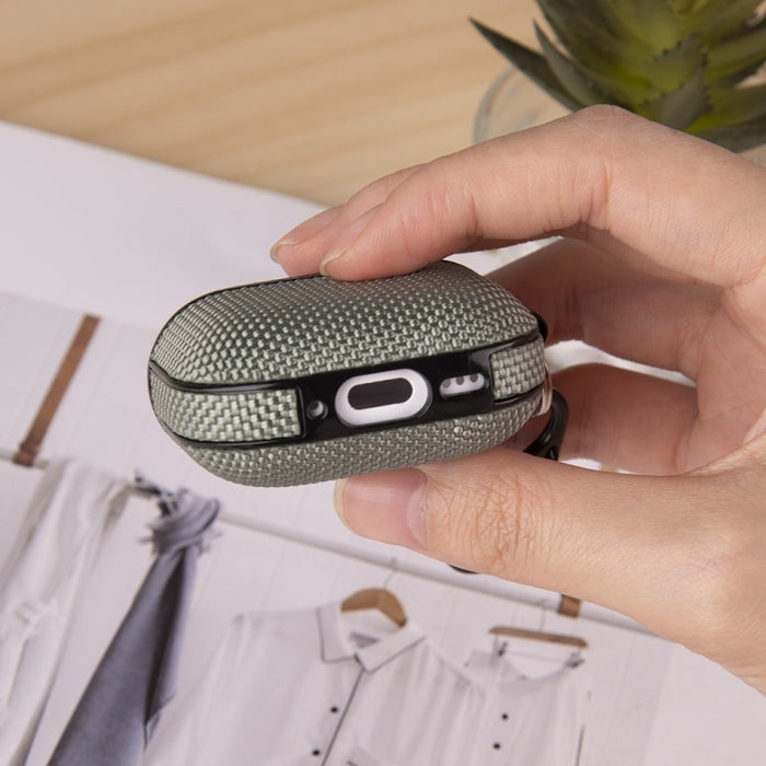 Estuche impermeable de nailon para auriculares inalámbricos con gancho, For AirPods Pro 3, For AirPods 4, For AirPods Pro 2