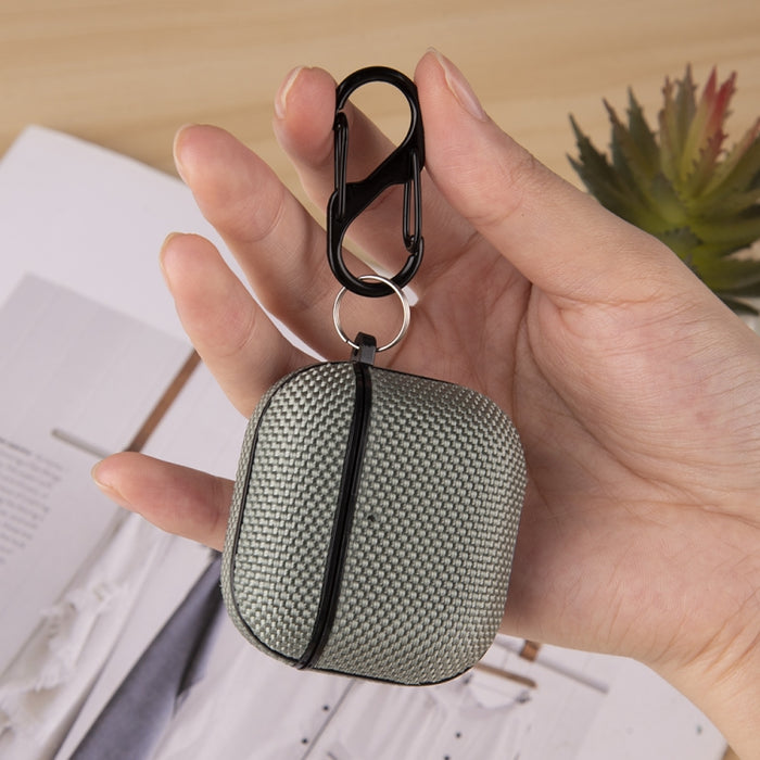 Estuche impermeable de nailon para auriculares inalámbricos con gancho, For AirPods Pro 3, For AirPods 4, For AirPods Pro 2