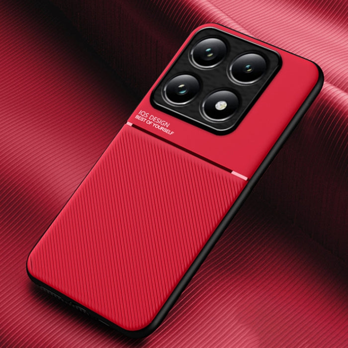 Funda para teléfono híbrida de policarbonato y TPU con diseño magnético con tiras inclinadas clásicas, For Xiaomi 17 Pro Max, For Xiaomi 17 Pro, For Xiaomi 17, For Xiaomi Poco M7 4G 169mm, For Xiaomi 15T Pro 5G, For Xiaomi 15T 5G, For Xiaomi 15S Pro   ...