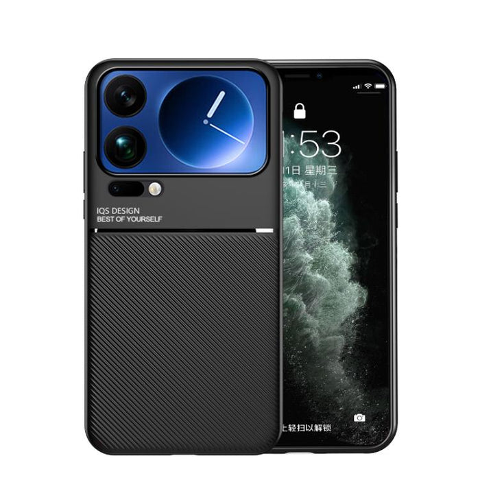 Funda para teléfono híbrida de policarbonato y TPU con diseño magnético con tiras inclinadas clásicas, For Xiaomi 17 Pro Max, For Xiaomi 17 Pro, For Xiaomi 17, For Xiaomi Poco M7 4G 169mm, For Xiaomi 15T Pro 5G, For Xiaomi 15T 5G, For Xiaomi 15S Pro   ...