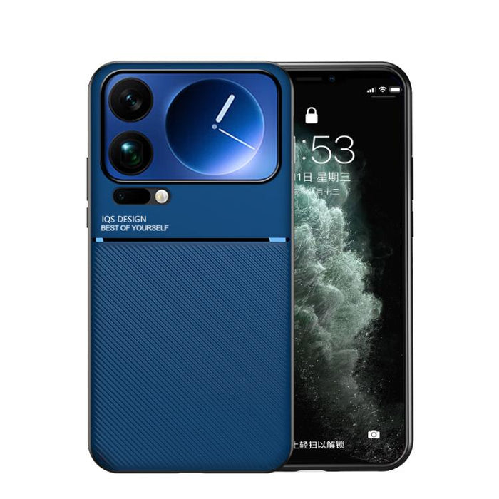 Funda para teléfono híbrida de policarbonato y TPU con diseño magnético con tiras inclinadas clásicas, For Xiaomi 17 Pro Max, For Xiaomi 17 Pro, For Xiaomi 17, For Xiaomi Poco M7 4G 169mm, For Xiaomi 15T Pro 5G, For Xiaomi 15T 5G, For Xiaomi 15S Pro   ...