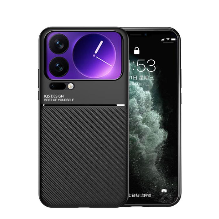 Funda para teléfono híbrida de policarbonato y TPU con diseño magnético con tiras inclinadas clásicas, For Xiaomi 17 Pro Max, For Xiaomi 17 Pro, For Xiaomi 17, For Xiaomi Poco M7 4G 169mm, For Xiaomi 15T Pro 5G, For Xiaomi 15T 5G, For Xiaomi 15S Pro   ...