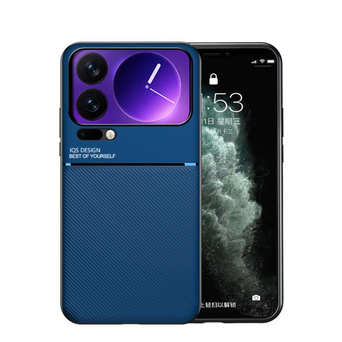 Funda para teléfono híbrida de policarbonato y TPU con diseño magnético con tiras inclinadas clásicas, For Xiaomi 17 Pro Max, For Xiaomi 17 Pro, For Xiaomi 17, For Xiaomi Poco M7 4G 169mm, For Xiaomi 15T Pro 5G, For Xiaomi 15T 5G, For Xiaomi 15S Pro   ...