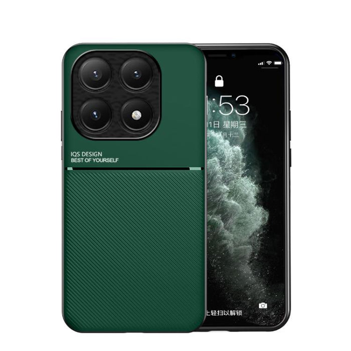 Funda para teléfono híbrida de policarbonato y TPU con diseño magnético con tiras inclinadas clásicas, For Xiaomi 17 Pro Max, For Xiaomi 17 Pro, For Xiaomi 17, For Xiaomi Poco M7 4G 169mm, For Xiaomi 15T Pro 5G, For Xiaomi 15T 5G, For Xiaomi 15S Pro   ...