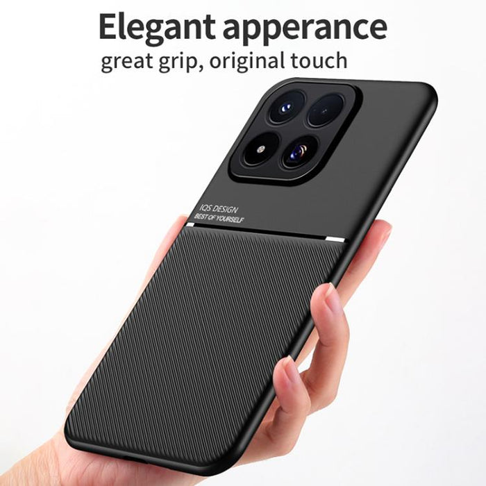 Funda para teléfono híbrida de policarbonato y TPU con diseño magnético con tiras inclinadas clásicas, For Xiaomi 17 Pro Max, For Xiaomi 17 Pro, For Xiaomi 17, For Xiaomi Poco M7 4G 169mm, For Xiaomi 15T Pro 5G, For Xiaomi 15T 5G, For Xiaomi 15S Pro   ...