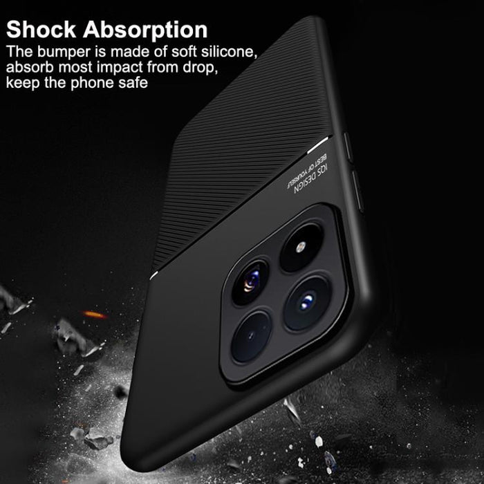 Funda para teléfono híbrida de policarbonato y TPU con diseño magnético con tiras inclinadas clásicas, For Xiaomi 17 Pro Max, For Xiaomi 17 Pro, For Xiaomi 17, For Xiaomi Poco M7 4G 169mm, For Xiaomi 15T Pro 5G, For Xiaomi 15T 5G, For Xiaomi 15S Pro   ...