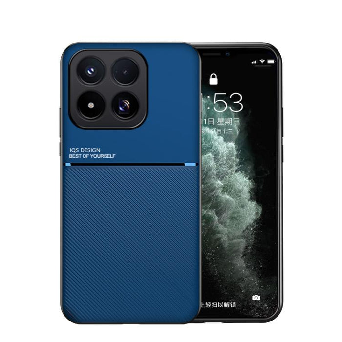 Funda para teléfono híbrida de policarbonato y TPU con diseño magnético con tiras inclinadas clásicas, For Xiaomi 17 Pro Max, For Xiaomi 17 Pro, For Xiaomi 17, For Xiaomi Poco M7 4G 169mm, For Xiaomi 15T Pro 5G, For Xiaomi 15T 5G, For Xiaomi 15S Pro   ...