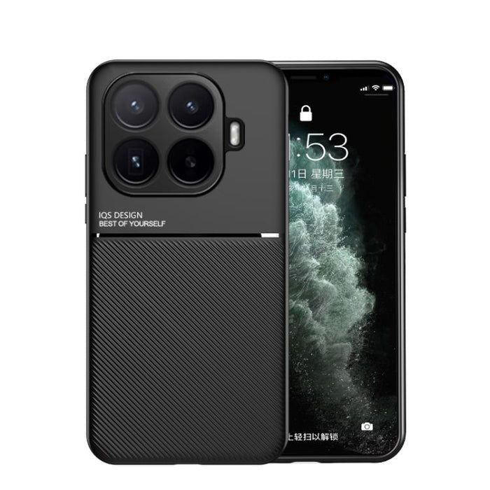 Funda para teléfono híbrida de policarbonato y TPU con diseño magnético con tiras inclinadas clásicas, For Xiaomi 17 Pro Max, For Xiaomi 17 Pro, For Xiaomi 17, For Xiaomi Poco M7 4G 169mm, For Xiaomi 15T Pro 5G, For Xiaomi 15T 5G, For Xiaomi 15S Pro   ...