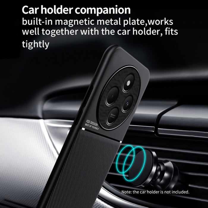Funda para teléfono híbrida de policarbonato y TPU con diseño magnético con tiras inclinadas clásicas, For Redmi 14C 4G, For Redmi K70 Ultra