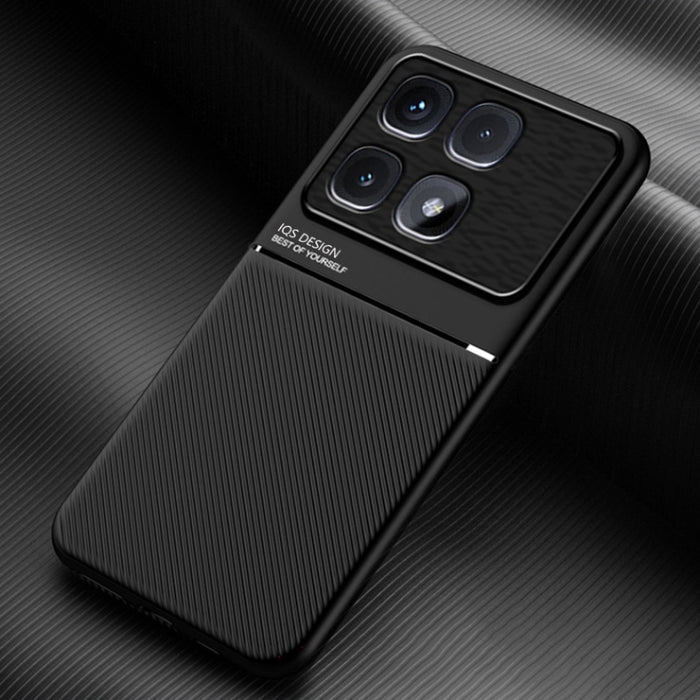 Funda para teléfono híbrida de policarbonato y TPU con diseño magnético con tiras inclinadas clásicas, For Redmi Turbo 5 Max 5G / Poco X8 Pro Max 5G, For Redmi Turbo 5 5G / Poco X8 Pro 5G, For Redmi Note 15 Pro+ 5G 163.3mm / Poco M8 Pro 5G             ...