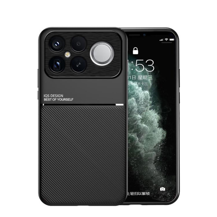 Funda para teléfono híbrida de policarbonato y TPU con diseño magnético con tiras inclinadas clásicas, For Redmi Turbo 5 Max 5G / Poco X8 Pro Max 5G, For Redmi Turbo 5 5G / Poco X8 Pro 5G, For Redmi Note 15 Pro+ 5G 163.3mm / Poco M8 Pro 5G             ...